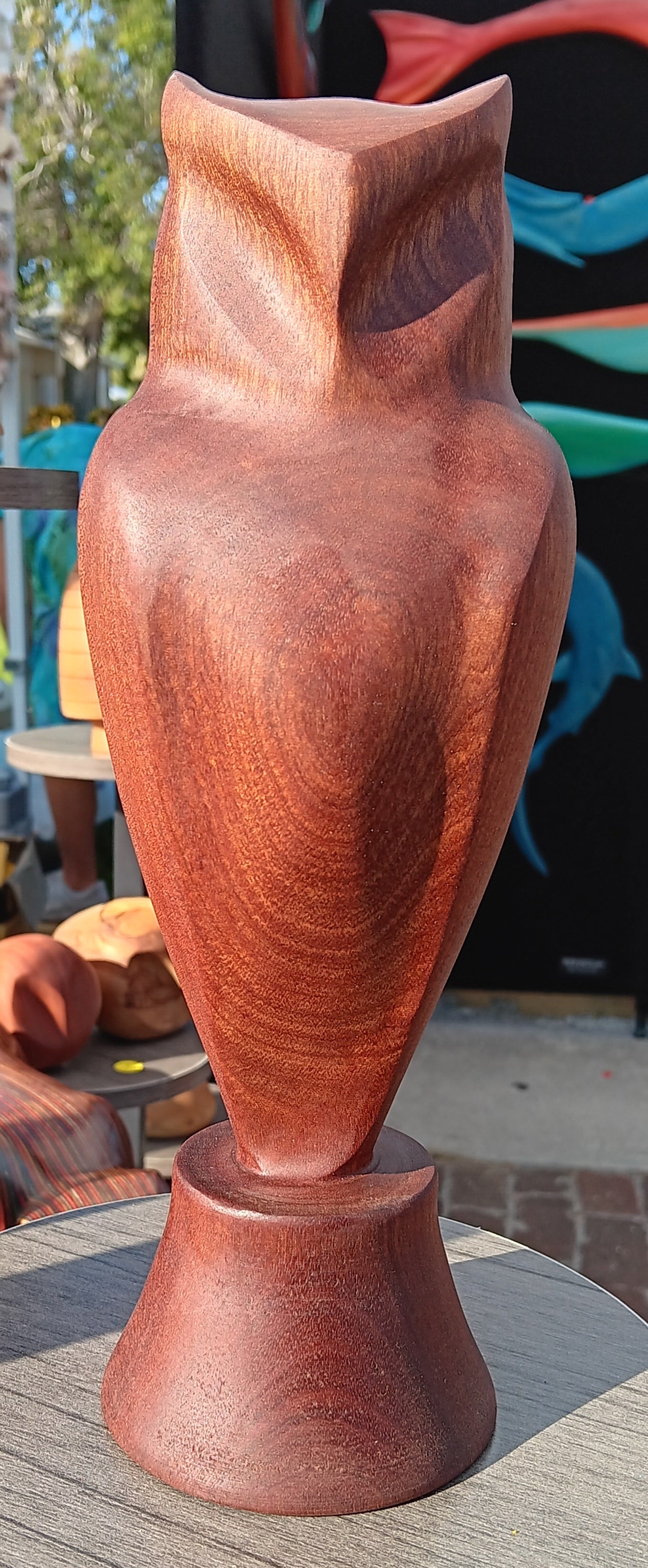 African Mahogany Horned Owl